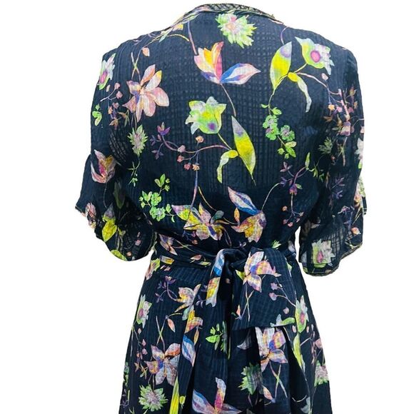 TANYA TAYLOR 2018 Garden Print Brandy Mini Dress size 4 - Picture 13 of 16